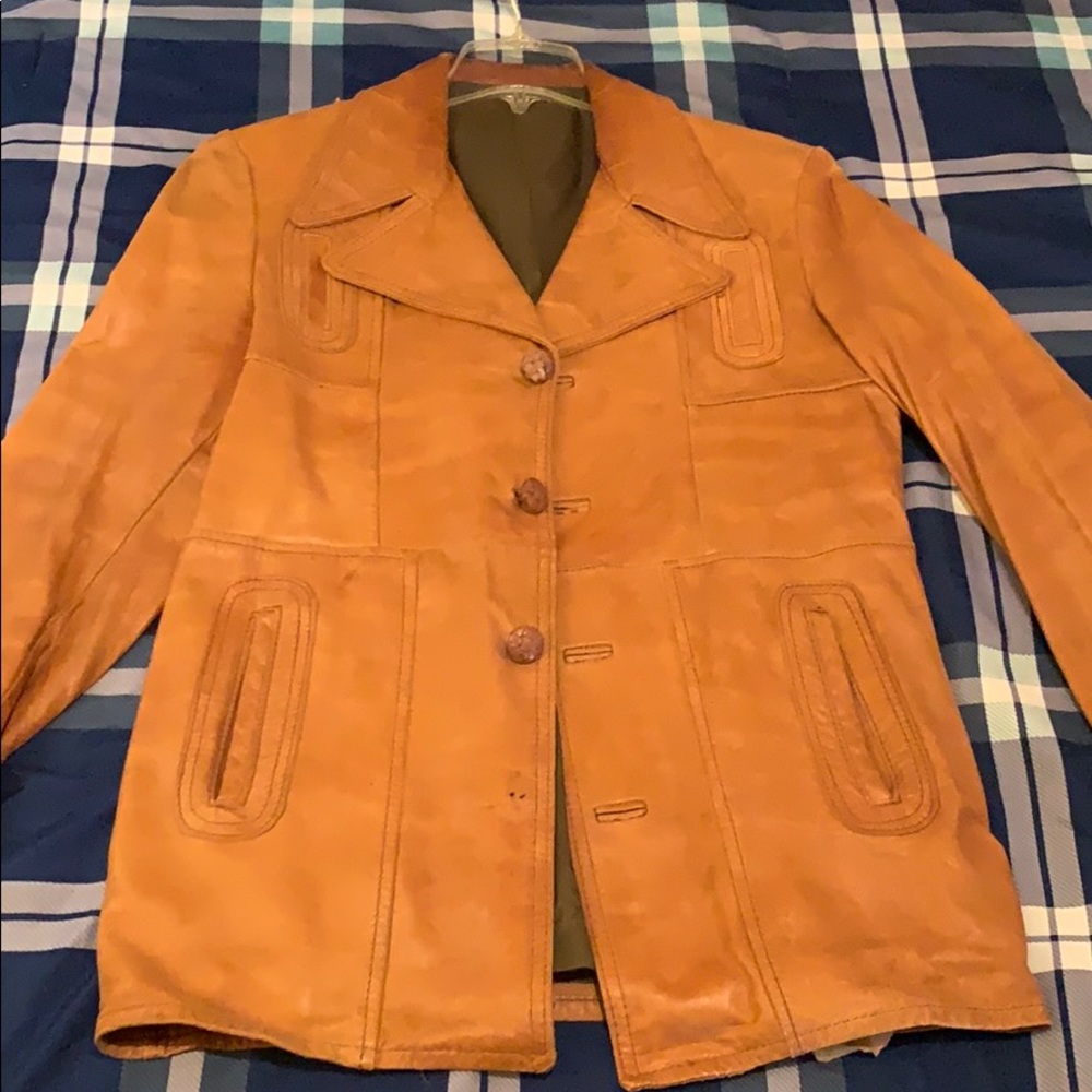 Vintage Soft Leather Jacket Gem